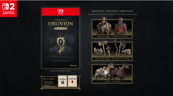 Elder Scrolls IV: Oblivion Deluxe Edition Remastered Nintendo Switch 2 NEW