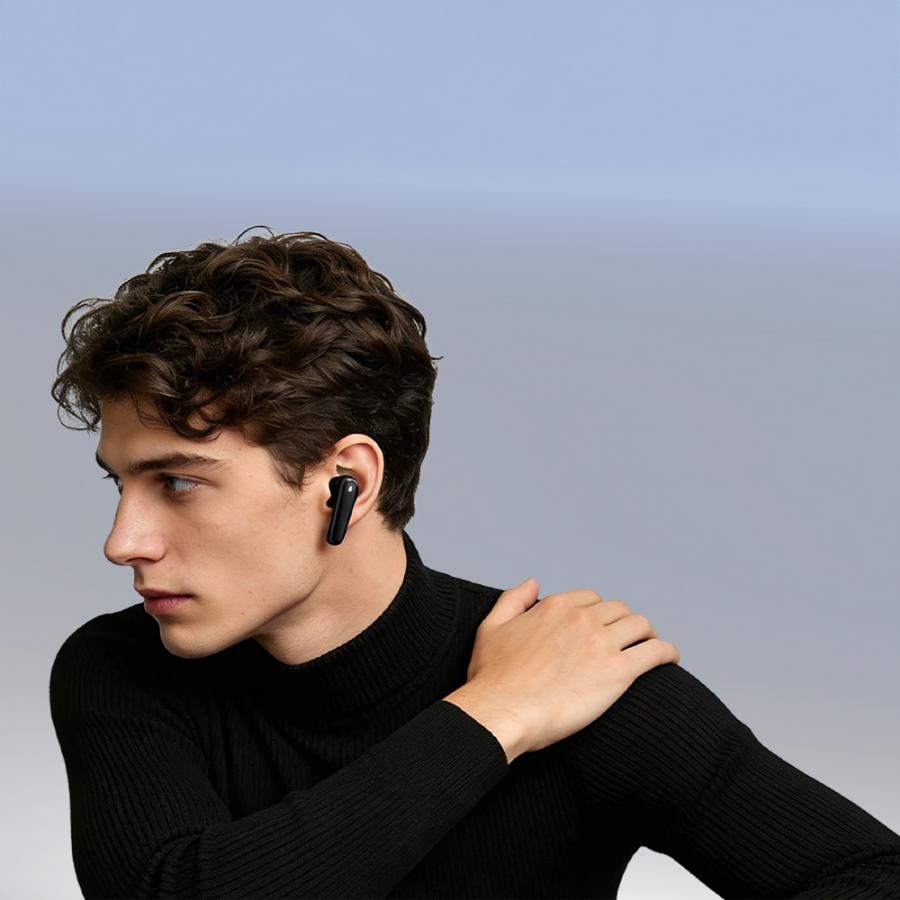 BLACKVIEW BT6.0 EARBUDS 17 WITH BUILT-IN PHONE STAND AND CHARGING DOCK BLACK