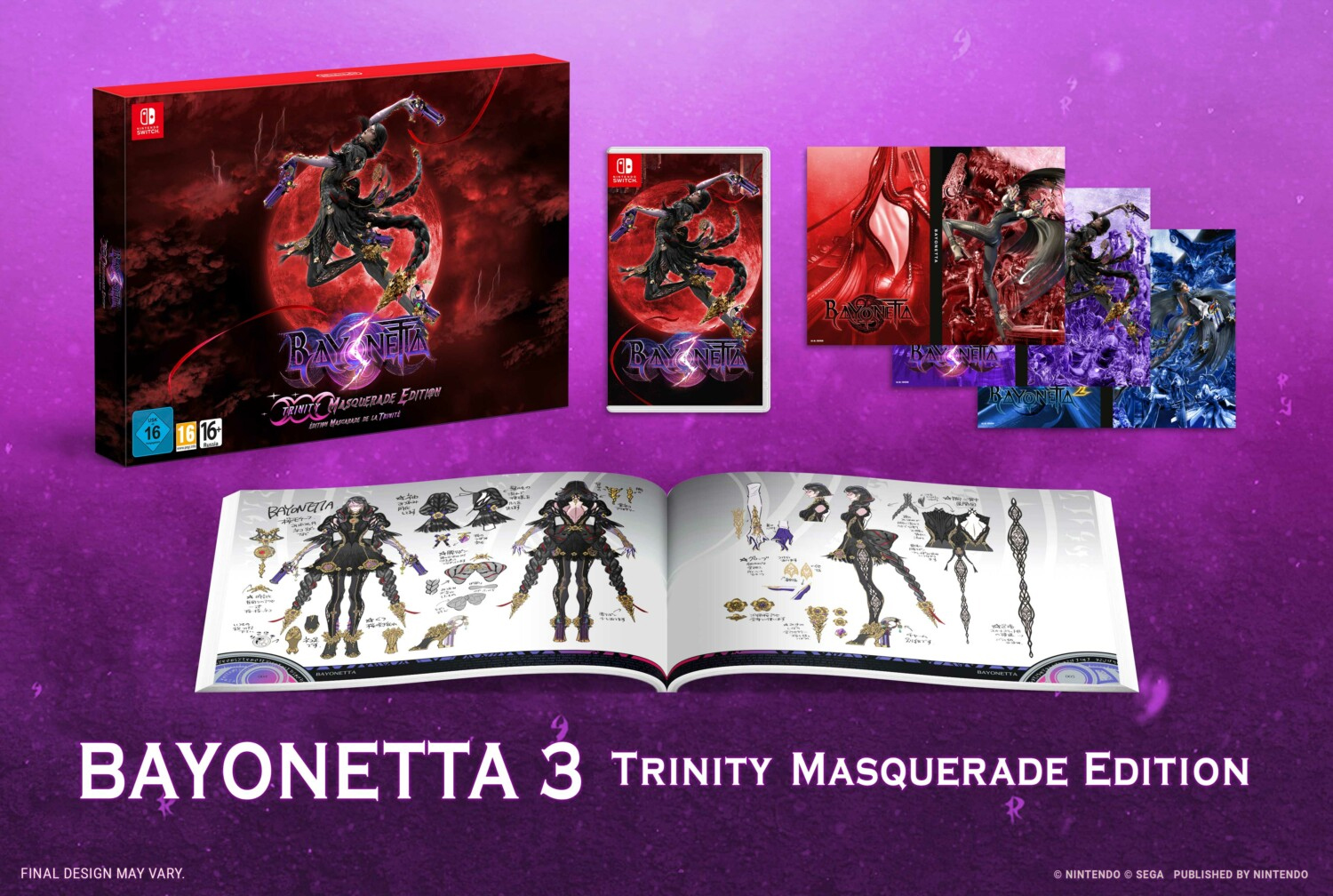 Bayonetta 3 Trinity Masquerade Edition Nintendo Switch NEW