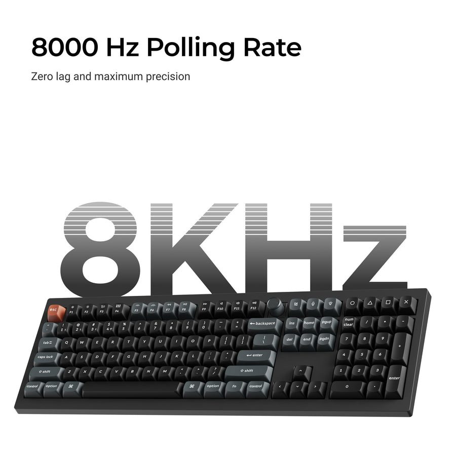 Keychron V6 Ultra (V6U-D1) QMK/VIA Wireless Custom Mechanical Keyboard Red Switch RGB 100% US