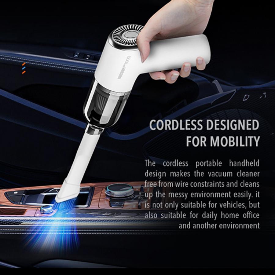 ELYSIUM CORDLESS PORTABLE VACUUM KIT 1000 WHITE