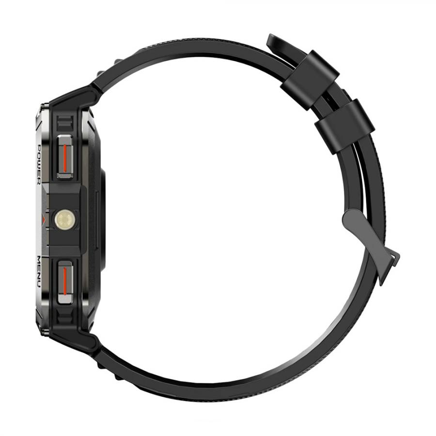 BLACKVIEW MULTI-FUNCTION SMARTWATCH WITH FLASHLIGHT COMPASS BT CALL & HEALTH MANAGEMENT BLACK