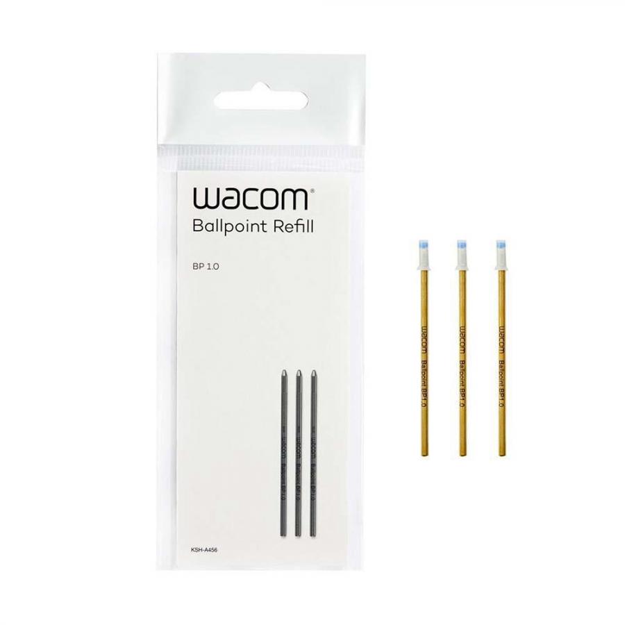 WACOM (ACK22207) BALLPOINT 1.0 REﬁLL (3 PACK)