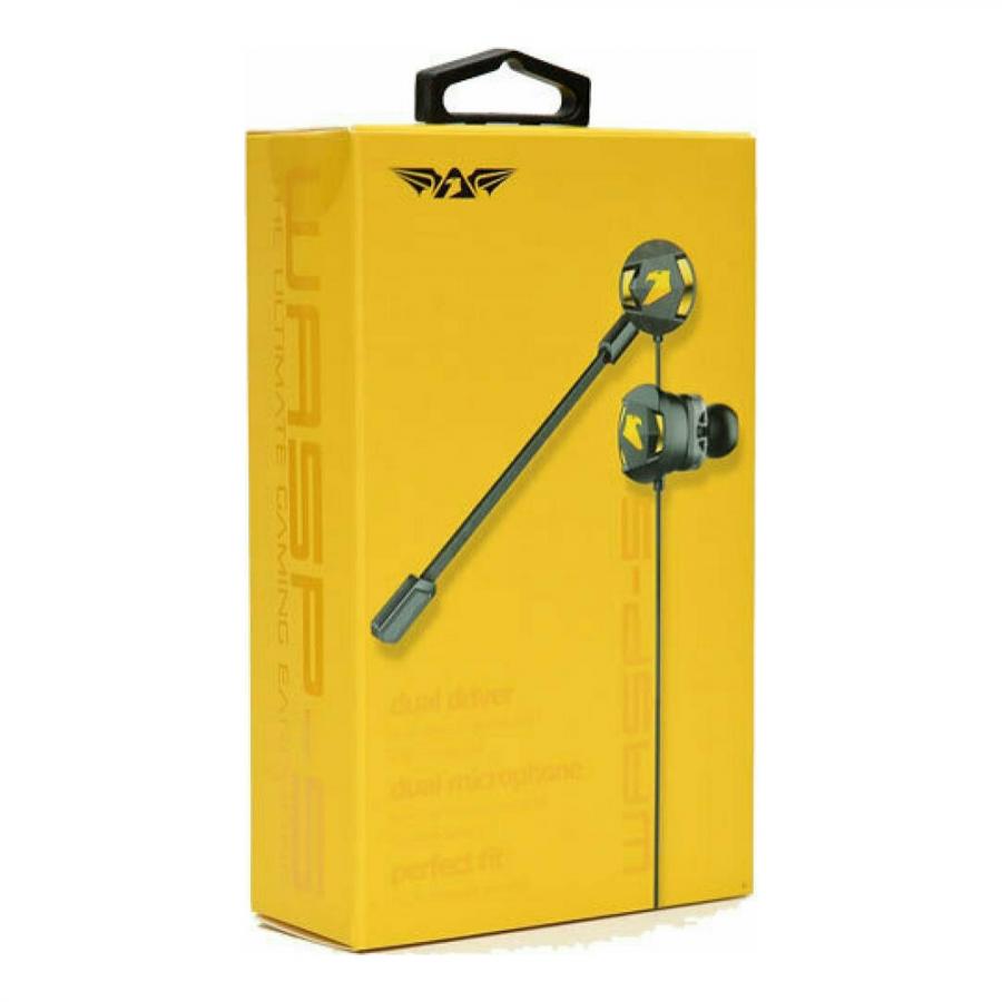ARMAGGEDDON DUAL MICROPHONE TYPE-C GAMING EARPHONE WASP5 BLACK