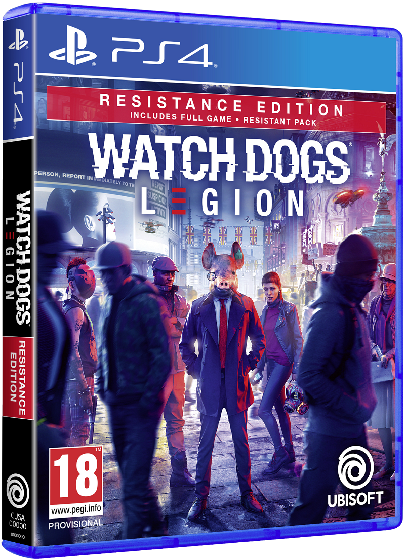 Watch Dogs Legion  Resistance Ed. DAY1  ( PS5  Compatible )  PS4 NEW  