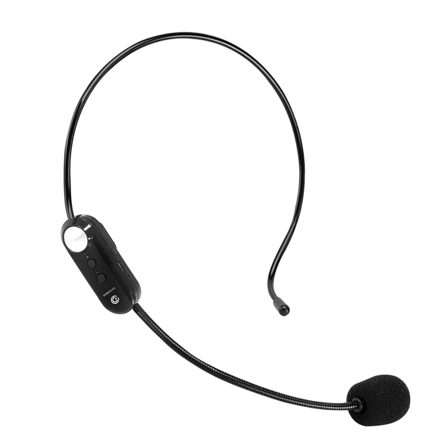 SONICGEAR RECHARGEABLE HEADSET MICROPHONE WMH 100 UL BLACK