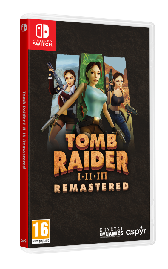 Tomb Raider I-II-III Remastered Starring Lara Croft Nintendo Switch NEW