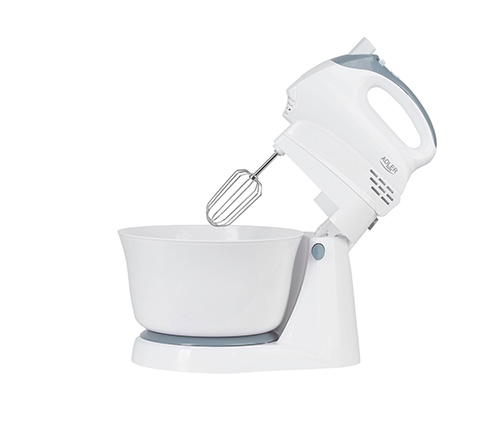 ADLER MIXER WITH A BOWL 400W WHITE