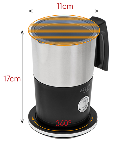 ADLER MILK FROTHER AND HEATER