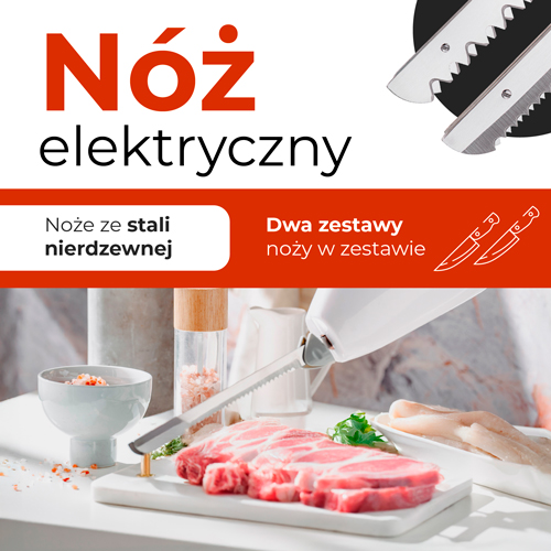 ADLER ELECTRIC KNIFE 200W WHITE
