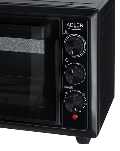 ADLER ELECTRIC OVEN 26L 1500W BLACK