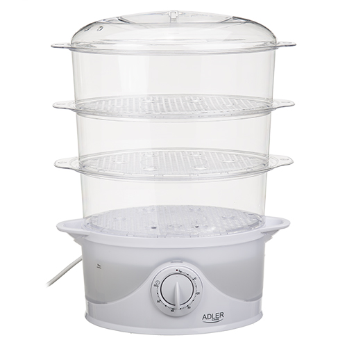ADLER STEAM COOKER 9L 800W WHITE