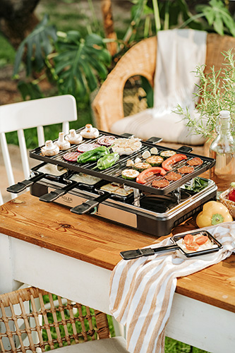 ADLER ELECTRIC GRILL - RACLETTE 1400W BLACK