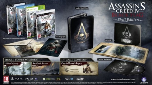 Assassin's Creed IV: Black Flag Skull Edition X360 USED  (Without Paper Cover)