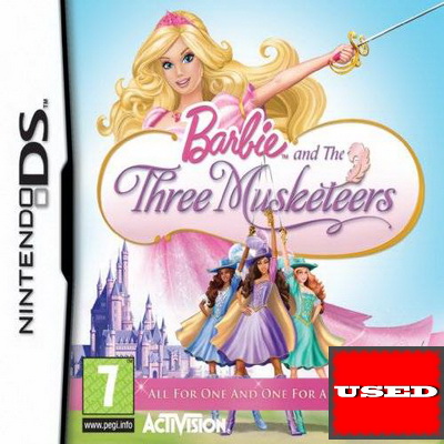 Barbie and the Three Musketeers DS USED (No Manual)