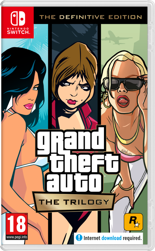 Grand Theft Auto: The Trilogy – The Definitive Edition Nintendo Switch NEW