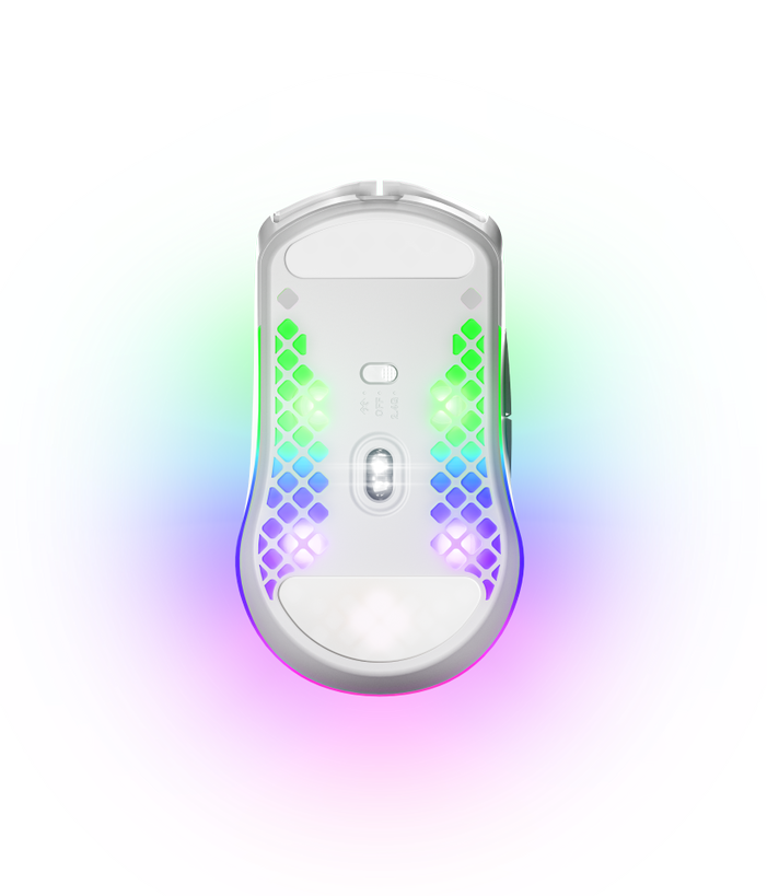 Steelseries Mouse  Aerox 3 Wireless  Snow  (2022) (62608)