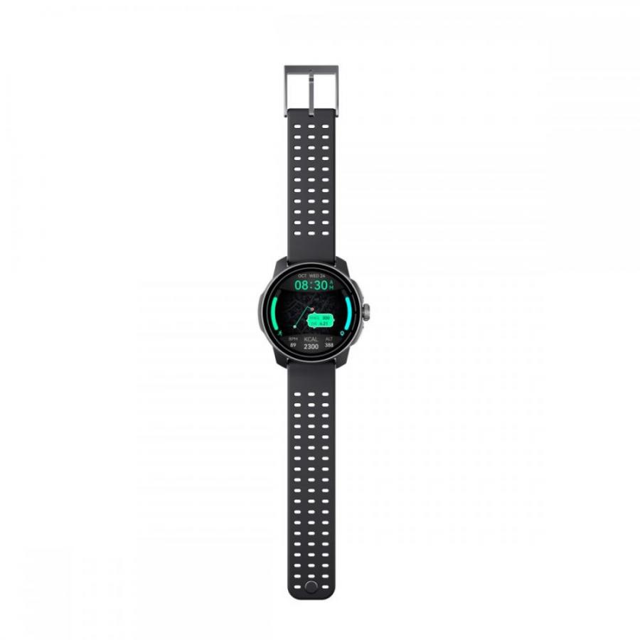 QCY Track S10 Watch Black 1,43 AMOLED HD Dual Band 6 Sat GPS, Gyroscope Geomagnetometer