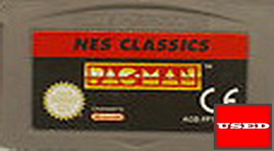 NES Classics : Pac-Man GameBoy Advanve UNBOXED (Worn Sticker)