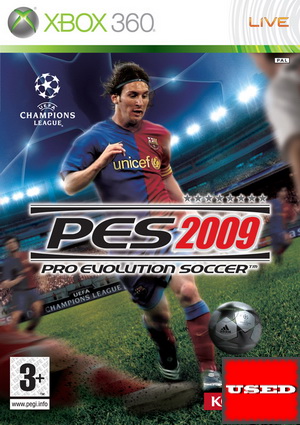 Pro Evolution Soccer 2009 X360 USED (No Cover)
