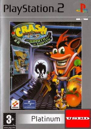 Crash Bandicoot: The Wrath of Cortex (Platinum) PS2 USED (No Manual)