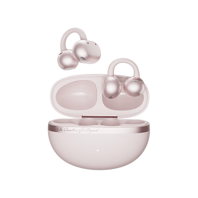 QCY Crossky C50 Pink (CT06) Open Ear Earclip, BT 6.0, IPX5 waterproof, 35h