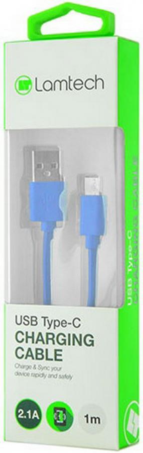 Lamtech Charging Cable Type C 1m (Blue)