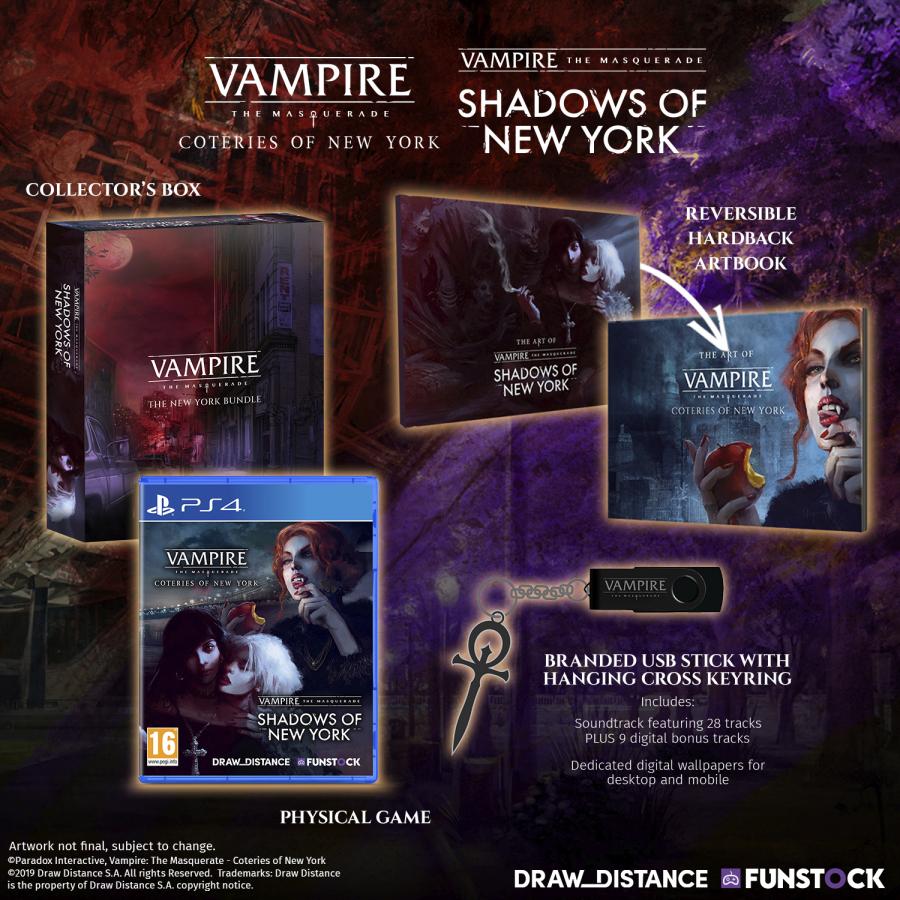 Vampire: The Masquerade - The New York Bundle Collector Edition PS4 NEW