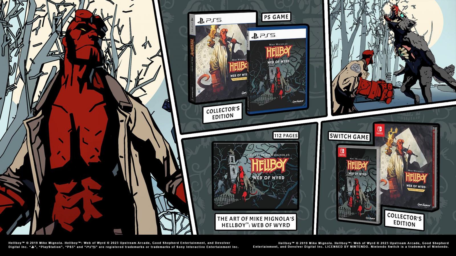 Mike Mignola'S Hellboy Webwyrd Collectors Edition Nintendo Switch NEW