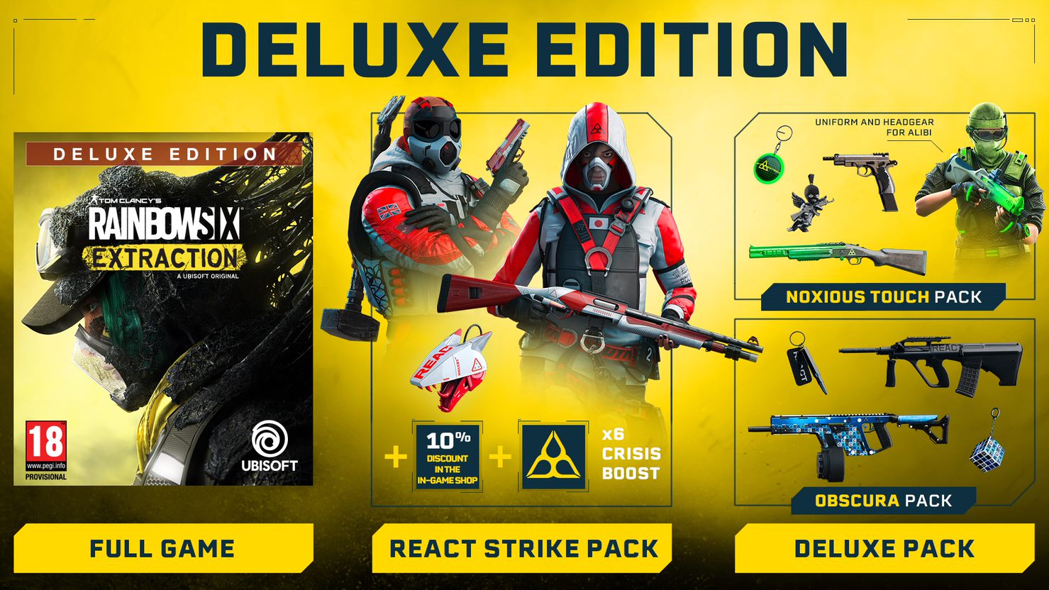 Tom Clancy's Rainbow Six Extraction Deluxe Edition PS4 NEW