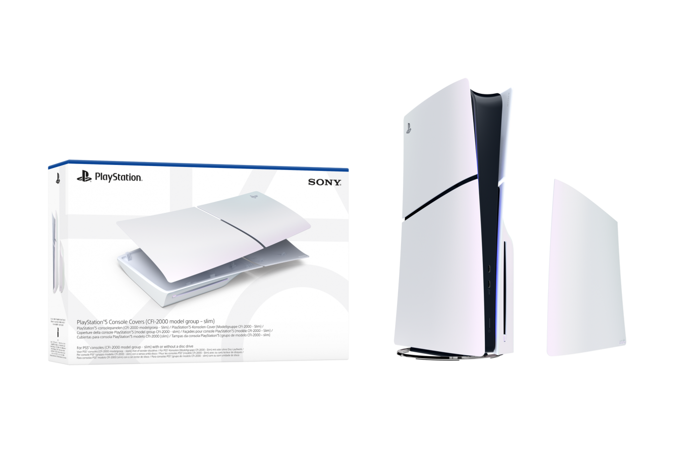 Sony Console D Cover Chroma  Pearl  PS5 Slim