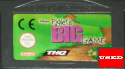 Disney Piglet's Big Game GameBoy Advance UNBOXED