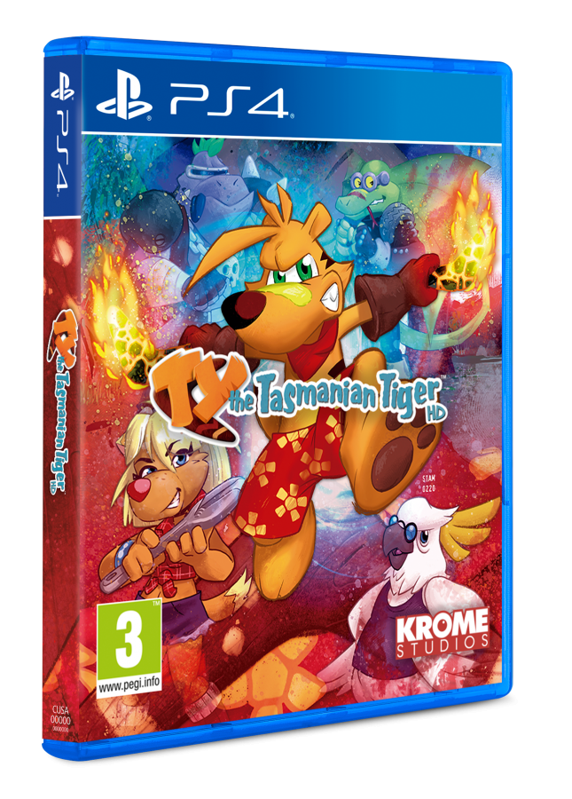 TY The Tasmanian Tiger HD PS4 NEW