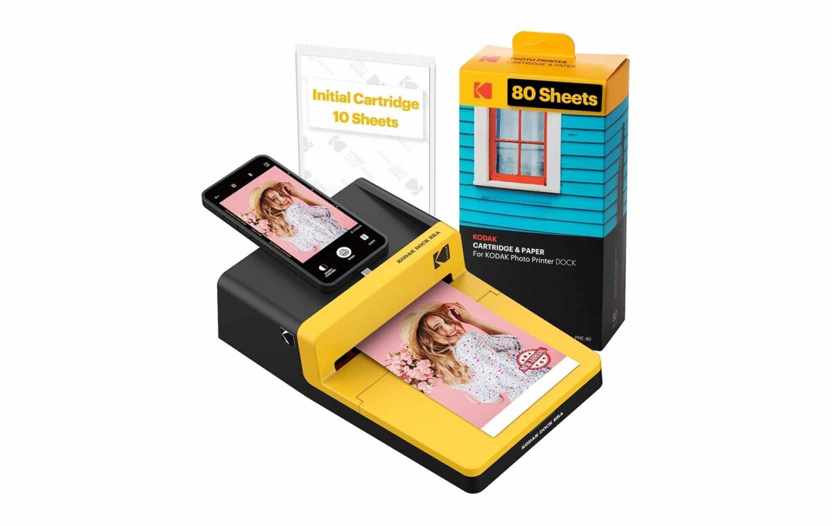 Kodak Dock Era 4PASS Wireless Smarphone Photo Printer (10 x 15 cm, 4x6inch) + 10 Sheet