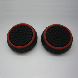 Thumb Grips Red & Black For PS4/PS5/XONE/XBSX/PS3/X360 2pcs Bulk NEW