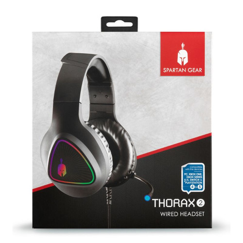 Spartan Gear - Thorax 2 Wired Headset (compatible with PC, playstation 4,playstation 5)