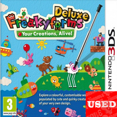Freakyforms Deluxe: Your Own Creations 3DS USED (Cart Only)