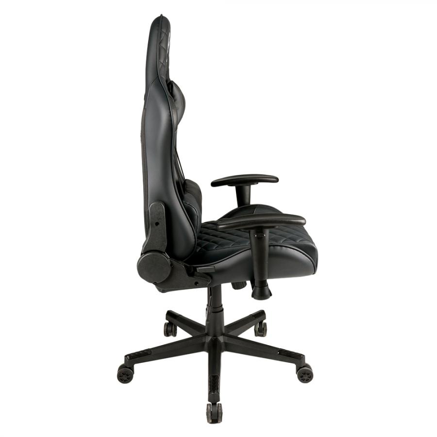 GEMBIRD GAMING PVC LEATHER CHAIR WITH PILLOWS BLACK