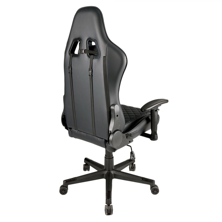GEMBIRD GAMING PVC LEATHER CHAIR WITH PILLOWS BLACK