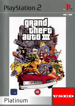 Grand Theft Auto III (Platinum) PS2 USED