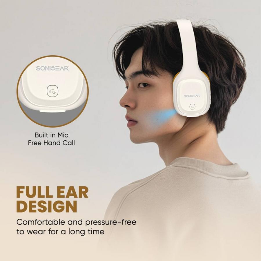 SONICGEAR BT5.4 OVER-EAR HEADPHONES AIRPHONE 5 INDIGO