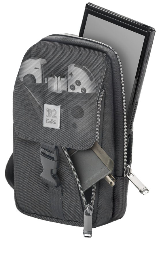 Nacon Official Licensed Vertical Crossbody Bag Black For Nintendo Switch 2