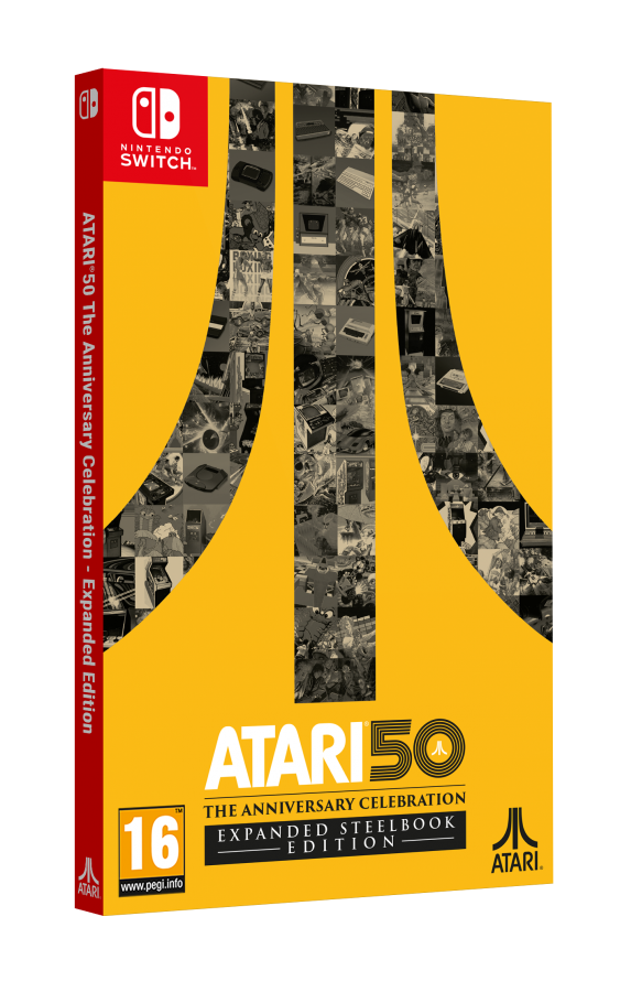 Atari 50 Anniversary Celebration Expanded Steelbook Edition Nintendo Switch NEW