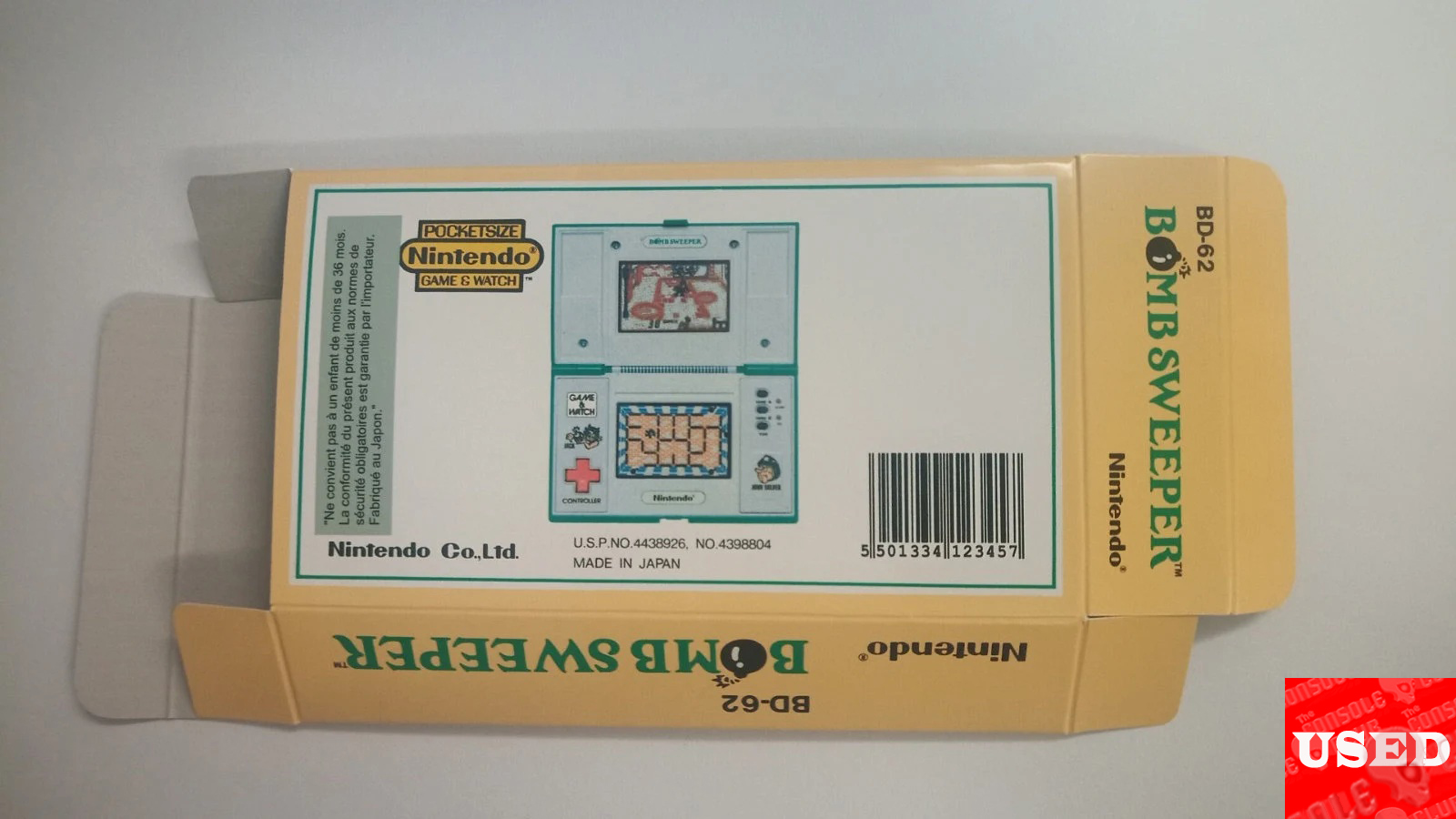 Bomb Sweeper Game And Watch USED (BOXED) 