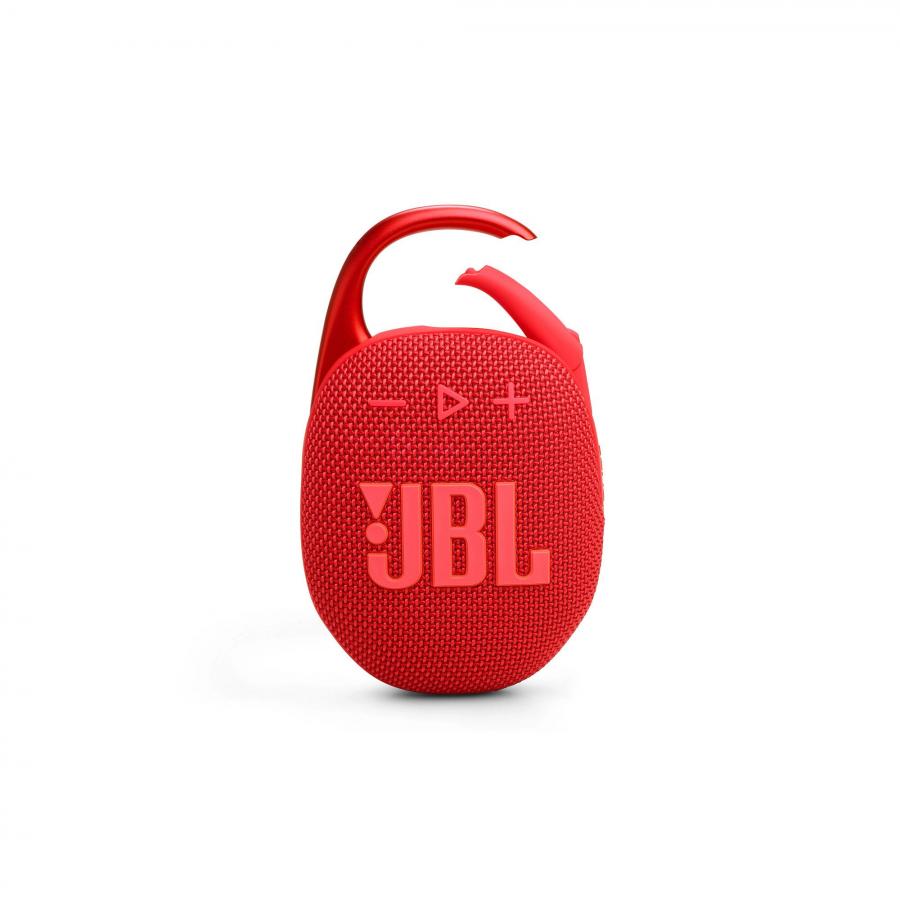 JBL Clip 5, Portable Bluetooth Speaker, Water/Dust Proof IP67 (Red)