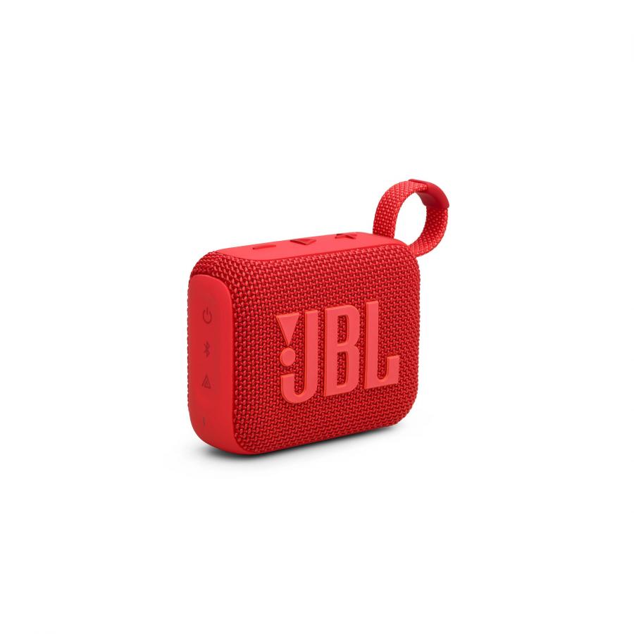 JBL GO4 Portable Bluetooth Speaker, Water/Dust proof IP67, (Red)
