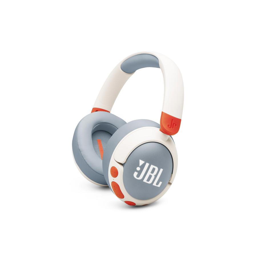 JBL Junior 470NC, Over-Ear Bluetooth Kids Headphones, Safe Sound (White)
