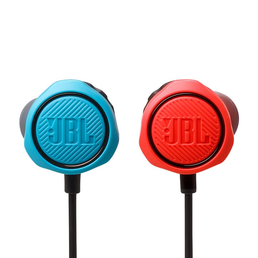 JBL Quantum 50N, Nintendo InEar Wired Gaming Headphones (Blue/Red)