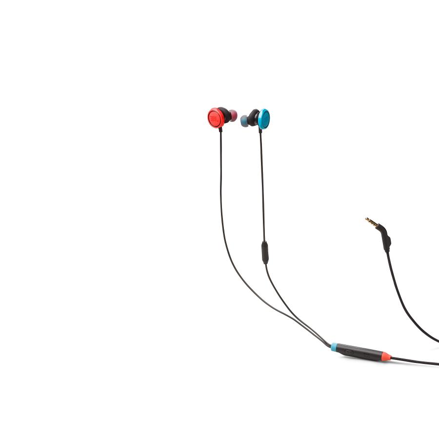 JBL Quantum 50N, Nintendo InEar Wired Gaming Headphones (Blue/Red)
