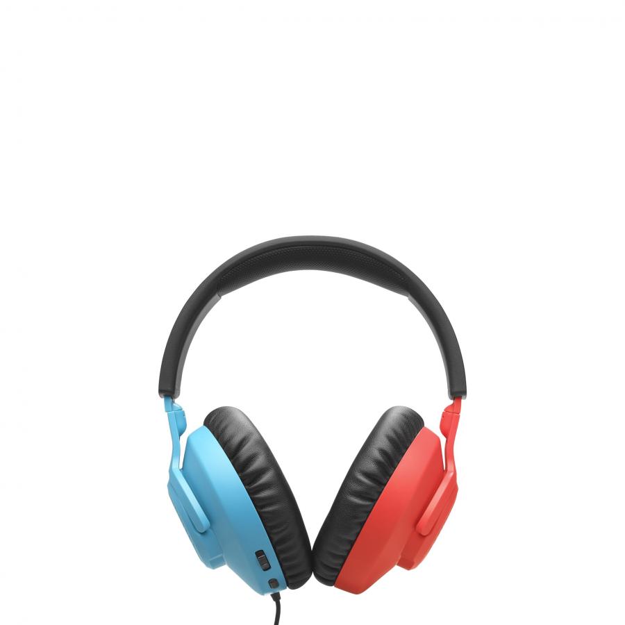 JBL Quantum 100N, Nintendo Over-Ear Wired Gaming Headset (Blue/Red)